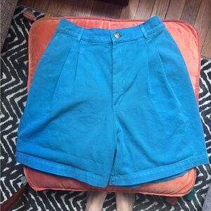 Big Bud Press Teal Blue Women's Shorts Unisex S/ fits like Women’s M
